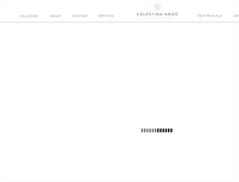 Tablet Screenshot of celestinaando.com